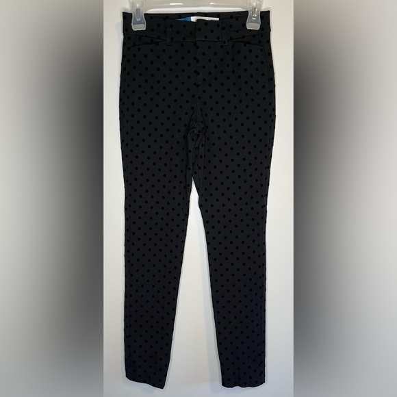 NWOT Polka Dot Skinny High Rise Pants - Picture 1 of 6